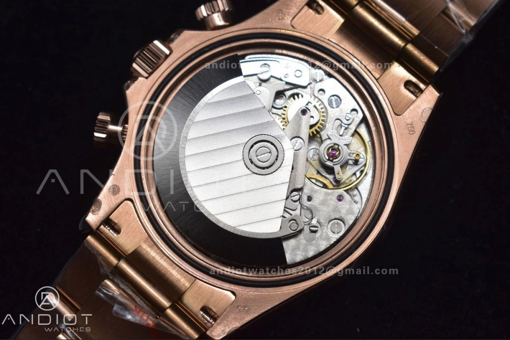 Daytona 116595RBOW RG Rainbow Crystal TWF Best Edition Black Dial on YG Bracelet A Youthful 428