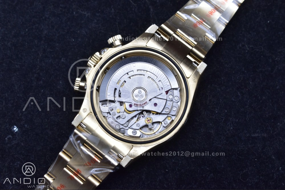 Daytona 116598RBOW Rainbow ZF 1:1 Best Edition Black Diamonds Dial on YG Bracelet SH Minimalist 779