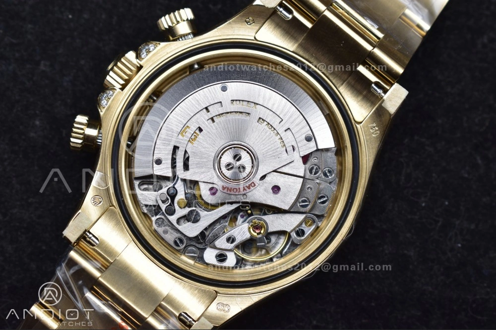 Daytona 116598RBOW Rainbow ZF 1:1 Best Edition Black Diamonds Dial on YG Bracelet SH Minimalist 779