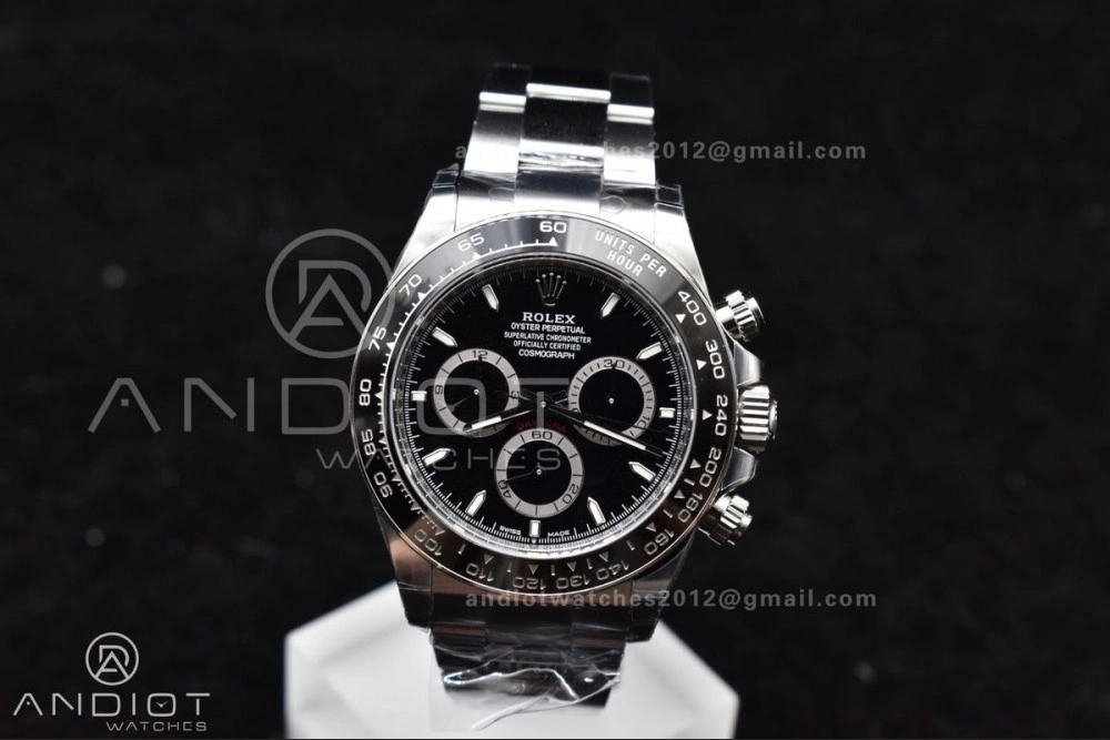 Daytona 126500 BTF 1:1 Best Edition 904L Steel Black Dial On SS Bracelet DD Comfortable 777