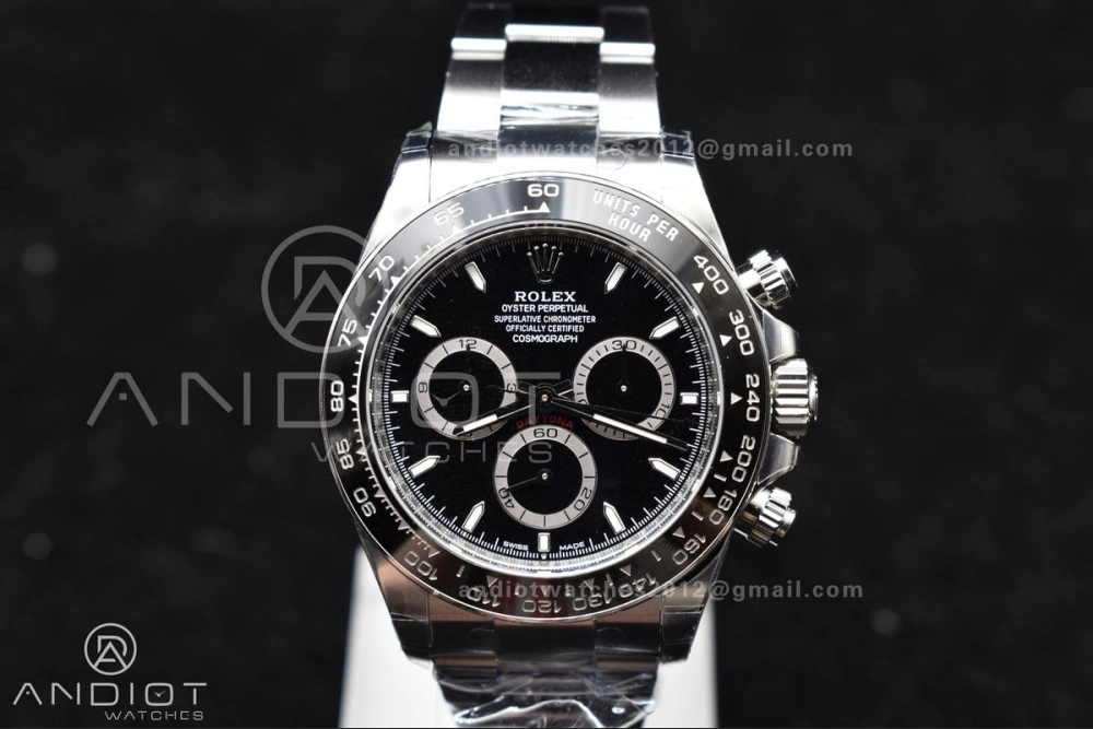 Daytona 126500 BTF 1:1 Best Edition 904L Steel Black Dial On SS Bracelet DD Comfortable 777