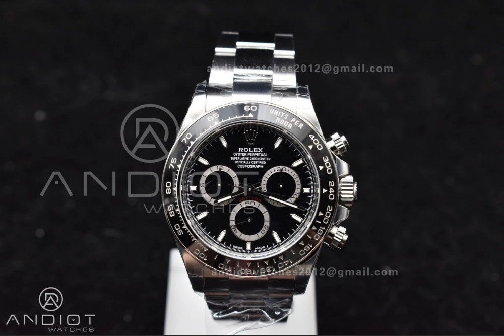 Daytona 126500 BTF 1:1 Best Edition 904L Steel Black Dial On SS Bracelet DD Comfortable 777