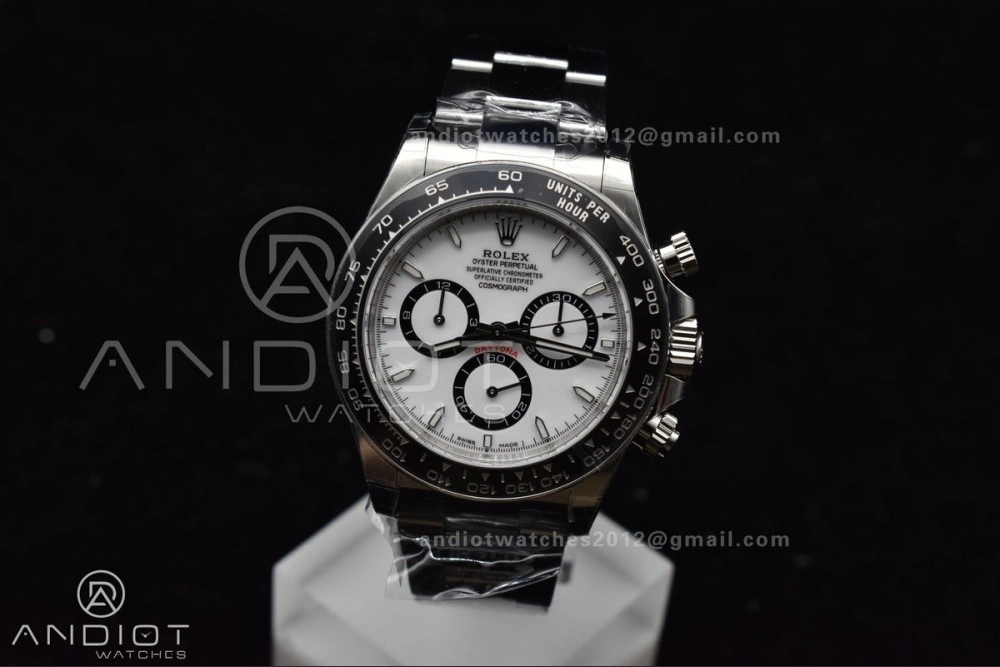 Daytona 126500 BTF 1:1 Best Edition 904L Steel White Dial on SS Bracelet DD Resilient 781