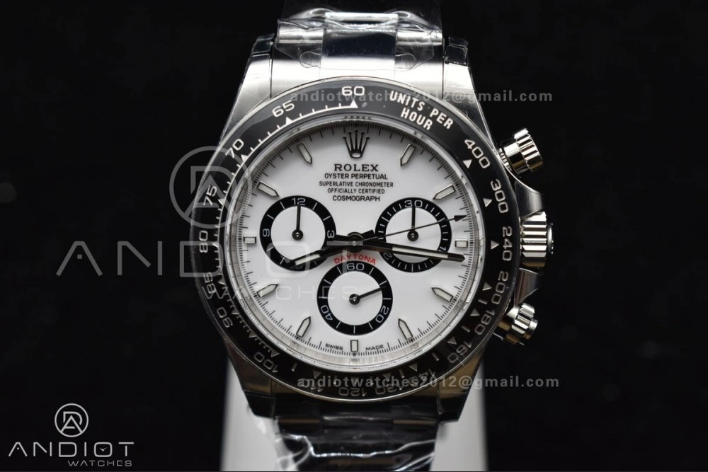Daytona 126500 BTF 1:1 Best Edition 904L Steel White Dial on SS Bracelet DD Resilient 781