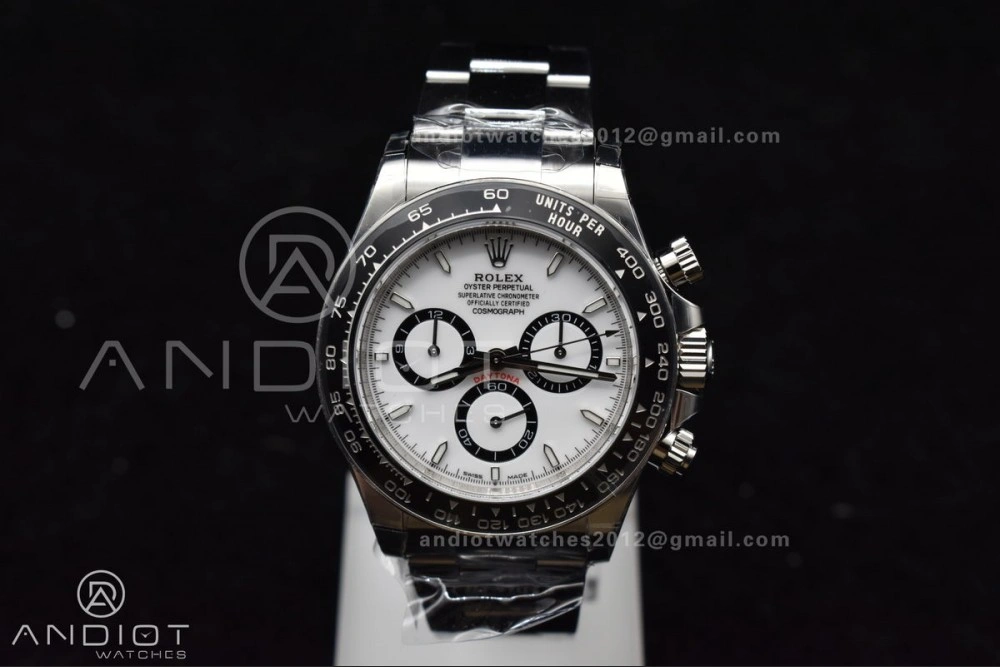 Daytona 126500 BTF 1:1 Best Edition 904L Steel White Dial on SS Bracelet DD Resilient 781