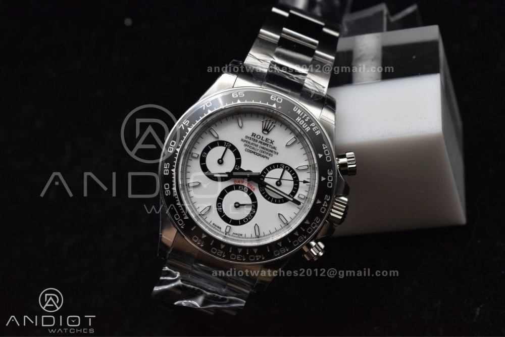 Daytona 126500 BTF 1:1 Best Edition 904L Steel White Dial on SS Bracelet DD Resilient 781
