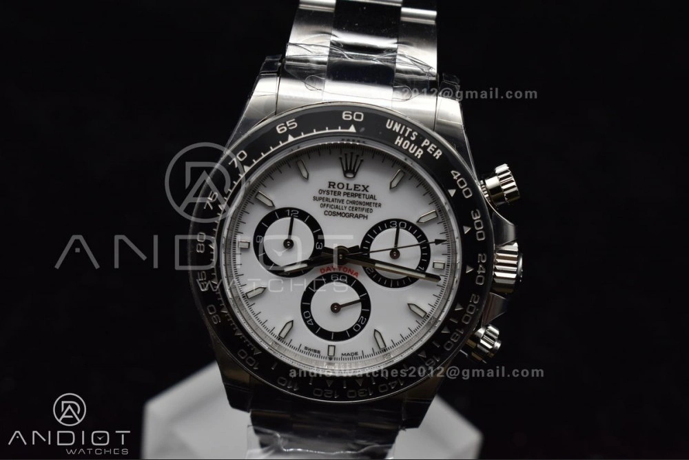 Daytona 126500 BTF 1:1 Best Edition 904L Steel White Dial on SS Bracelet DD Resilient 781