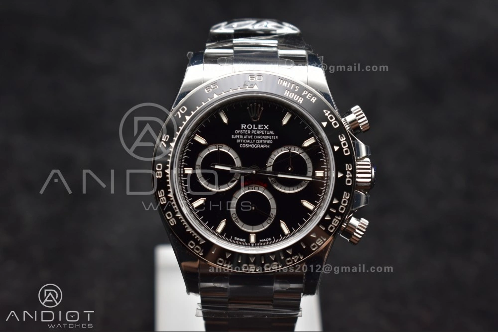 Daytona 126500 VSF 1:1 Best Edition 904L Steel Black Dial on SS Bracelet DD Efficient 780