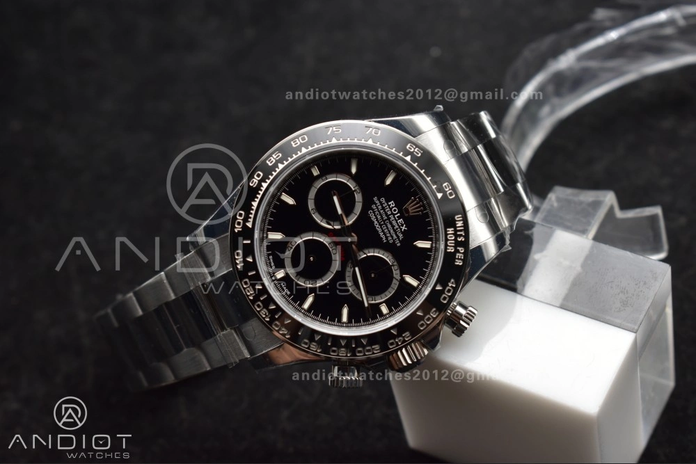 Daytona 126500 VSF 1:1 Best Edition 904L Steel Black Dial on SS Bracelet DD Efficient 780