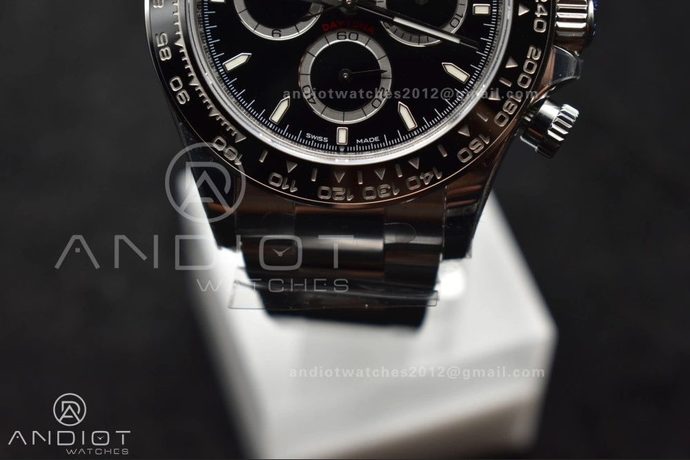 Daytona 126500 VSF 1:1 Best Edition 904L Steel Black Dial on SS Bracelet DD Efficient 780