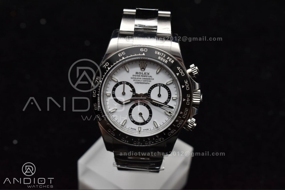 DailyWear Daytona 126500 VSF 1:1 Best Edition 904L Steel White Dial on SS Bracelet DD 782