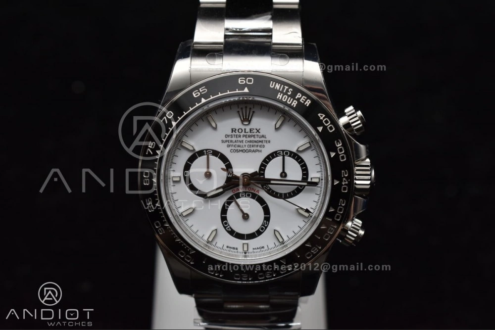 DailyWear Daytona 126500 VSF 1:1 Best Edition 904L Steel White Dial on SS Bracelet DD 782