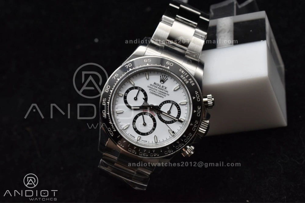 DailyWear Daytona 126500 VSF 1:1 Best Edition 904L Steel White Dial on SS Bracelet DD 782