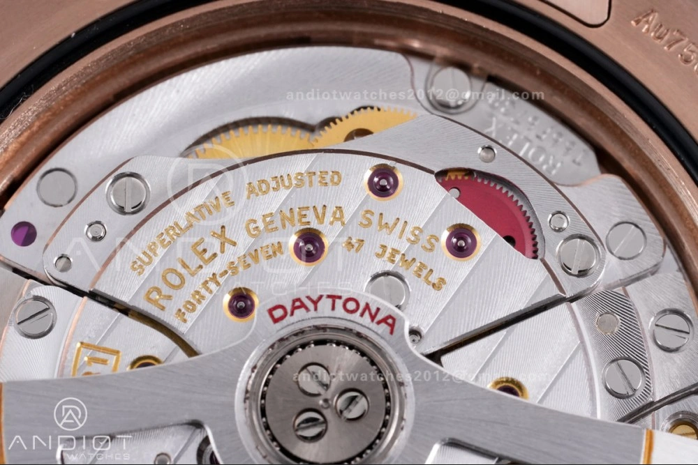 Stylish Daytona 126505 Gain Weight VSF 1:1 Best Edition Black Dial RG Sub-dial On Oyster Bracelet DD 784