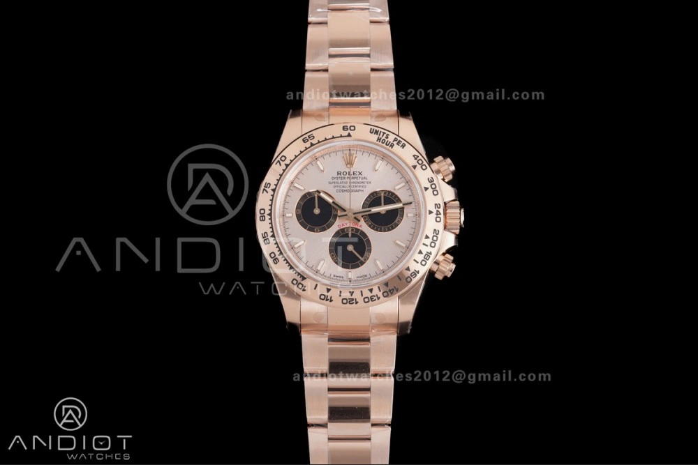 OnTrend Daytona 126505 Gain Weight VSF 1:1 Best Edition RG Dial Black Sub-dial On Oyster Bracelet DD 786