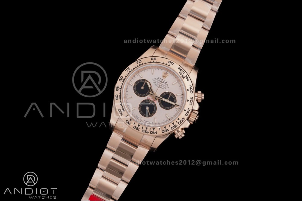 OnTrend Daytona 126505 Gain Weight VSF 1:1 Best Edition RG Dial Black Sub-dial On Oyster Bracelet DD 786