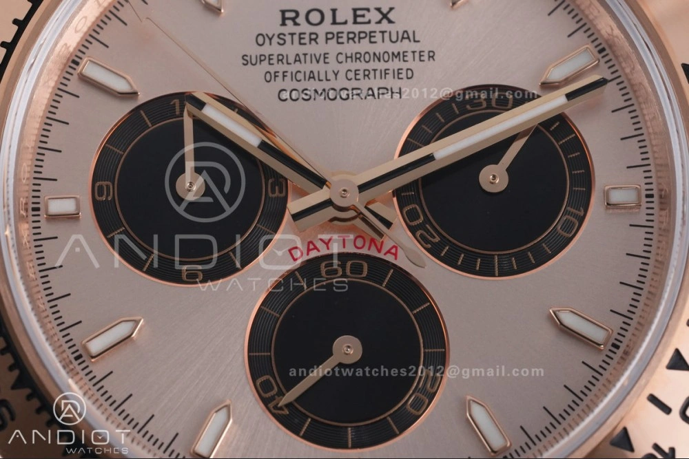 OnTrend Daytona 126505 Gain Weight VSF 1:1 Best Edition RG Dial Black Sub-dial On Oyster Bracelet DD 786