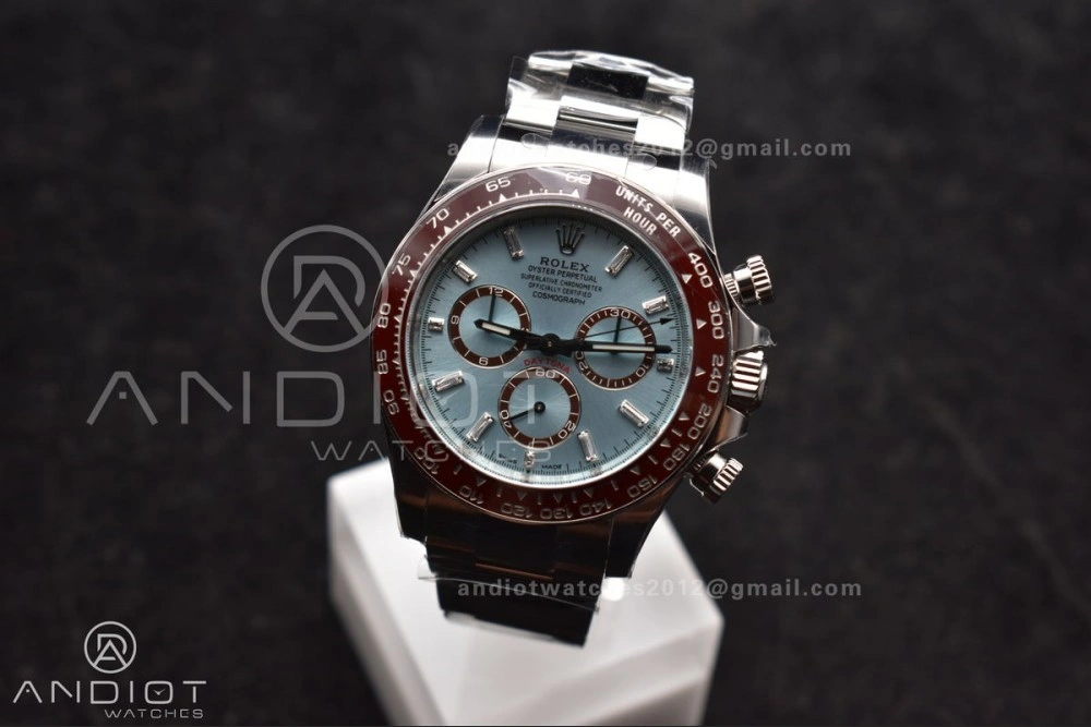 Daytona 126506 904L SS Clean 1:1 Best Edition Ice Blue Dial Sticks Markers on 904L SS Bracelet Super Clone Asian ModernLook 789