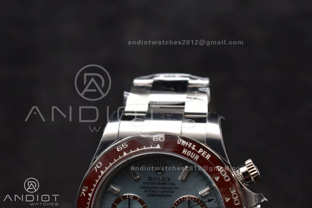 Daytona 126506 904L SS Clean 1:1 Best Edition Ice Blue Dial Sticks Markers on 904L SS Bracelet Super Clone Asian ModernLook 789