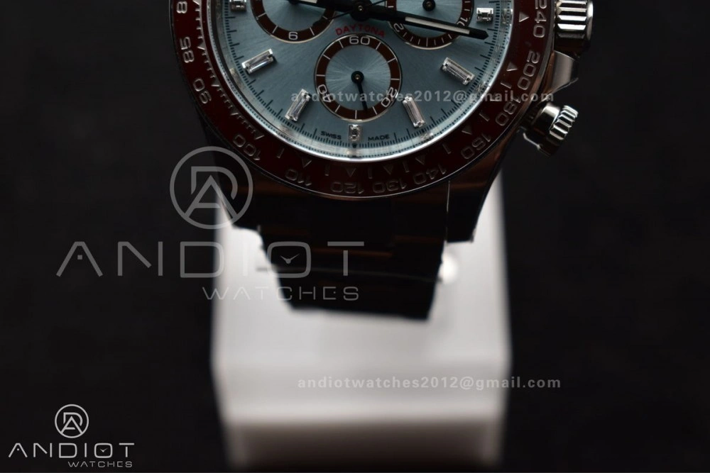 Daytona 126506 904L SS Clean 1:1 Best Edition Ice Blue Dial Sticks Markers on 904L SS Bracelet Super Clone Asian ModernLook 789
