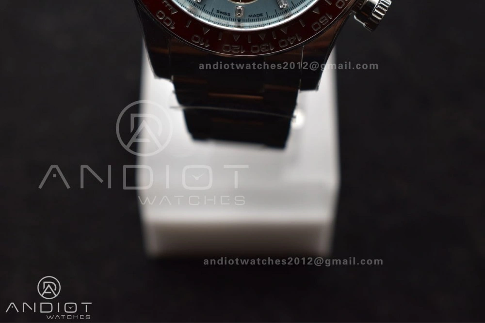 Daytona 126506 904L SS Clean 1:1 Best Edition Ice Blue Dial Sticks Markers on 904L SS Bracelet Super Clone Asian ModernLook 789