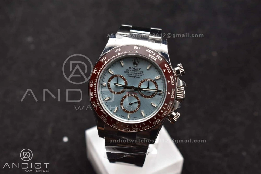 Daytona 126506 904L SS VSF 1:1 Best Edition Ice Blue Dial Sticks Markers on 904L SS Bracelet Super Clone Asian DD Durable 790