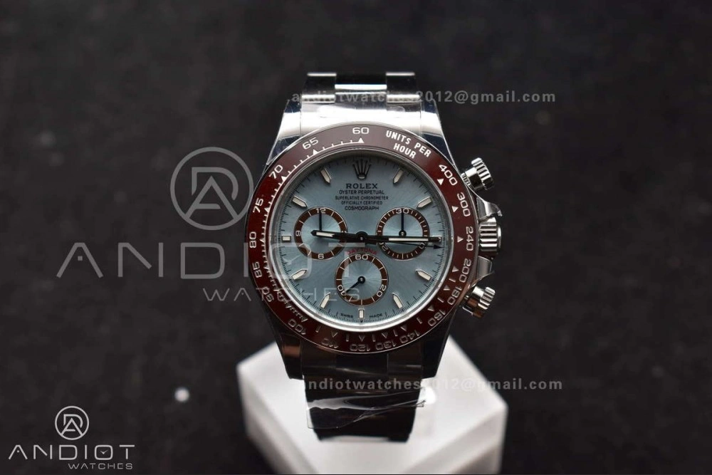 Daytona 126506 904L SS VSF 1:1 Best Edition Ice Blue Dial Sticks Markers on 904L SS Bracelet Super Clone Asian DD Durable 790