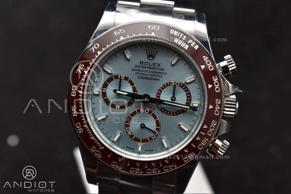 Daytona 126506 904L SS VSF 1:1 Best Edition Ice Blue Dial Sticks Markers on 904L SS Bracelet Super Clone Asian DD Durable 790