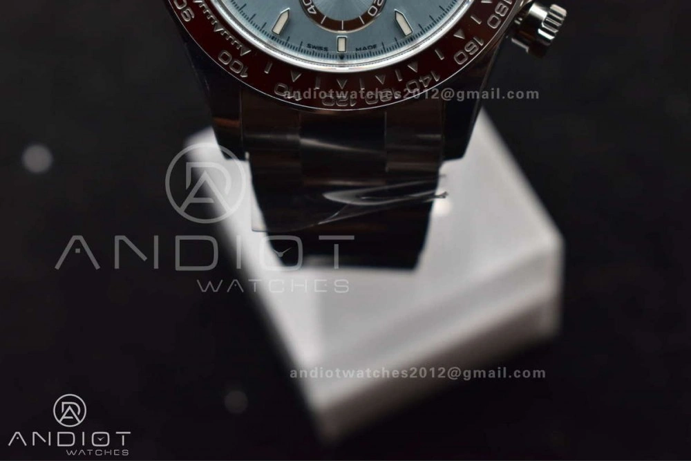 Daytona 126506 904L SS VSF 1:1 Best Edition Ice Blue Dial Sticks Markers on 904L SS Bracelet Super Clone Asian DD Durable 790