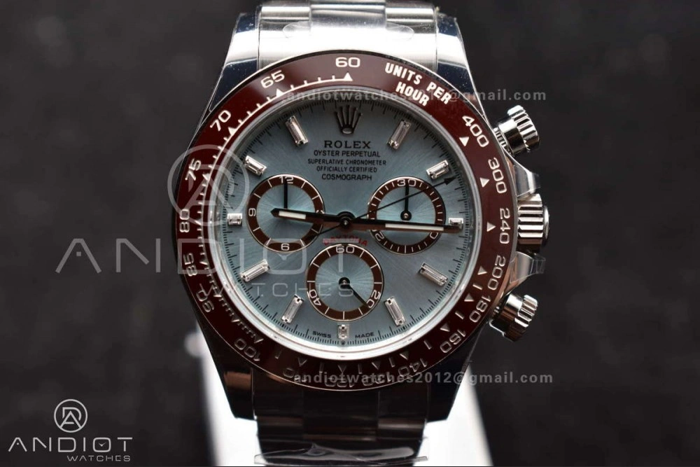 Daytona 126506 904L SS VSF 1:1 Best Edition Ice Blue Dial Sticks Markers on 904L SS Bracelet Super Clone Asian DD WeatherProof 787