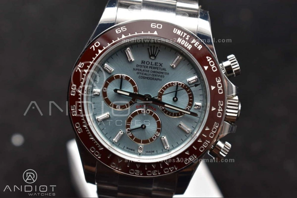 Daytona 126506 904L SS VSF 1:1 Best Edition Ice Blue Dial Sticks Markers on 904L SS Bracelet Super Clone Asian DD WeatherProof 787