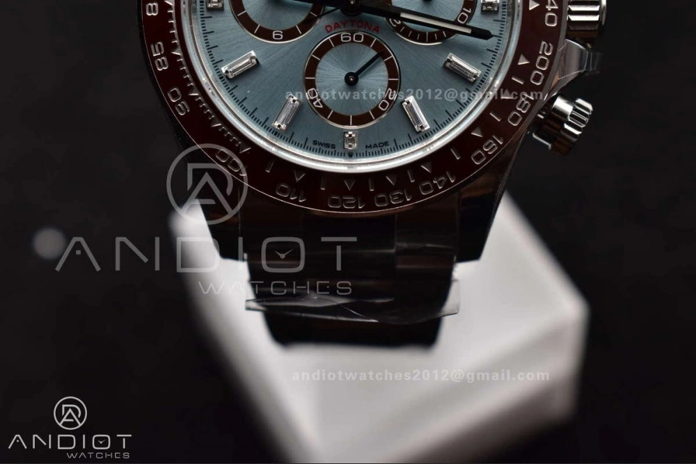 Daytona 126506 904L SS VSF 1:1 Best Edition Ice Blue Dial Sticks Markers on 904L SS Bracelet Super Clone Asian DD WeatherProof 787
