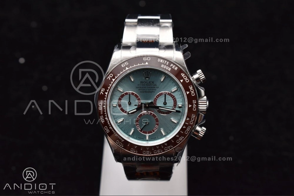 Neat Daytona 126506 QF 1:1 Best Edition Ice Blue Dial Stick Marker on SS YG Braclet SH4131 V 791