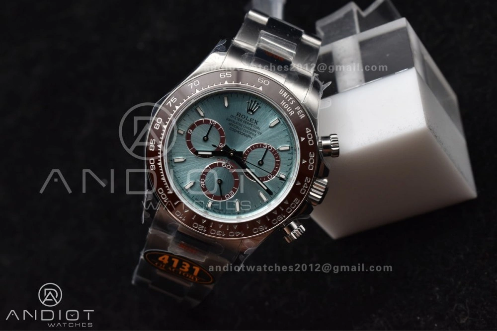 Neat Daytona 126506 QF 1:1 Best Edition Ice Blue Dial Stick Marker on SS YG Braclet SH4131 V 791
