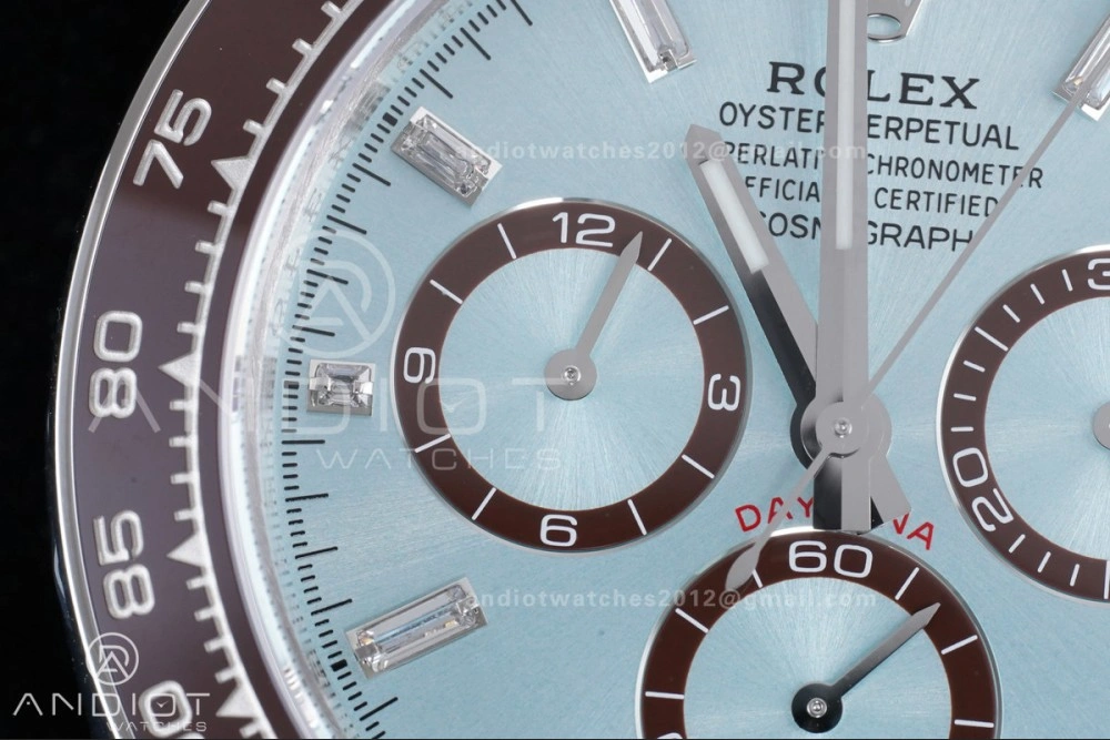 Supportive Daytona 126506 VSF 1:1 Best Edition 904L Steel Ice Blue Crystal Dial on SS Braclet VS4131 V2 (Weighted) 795