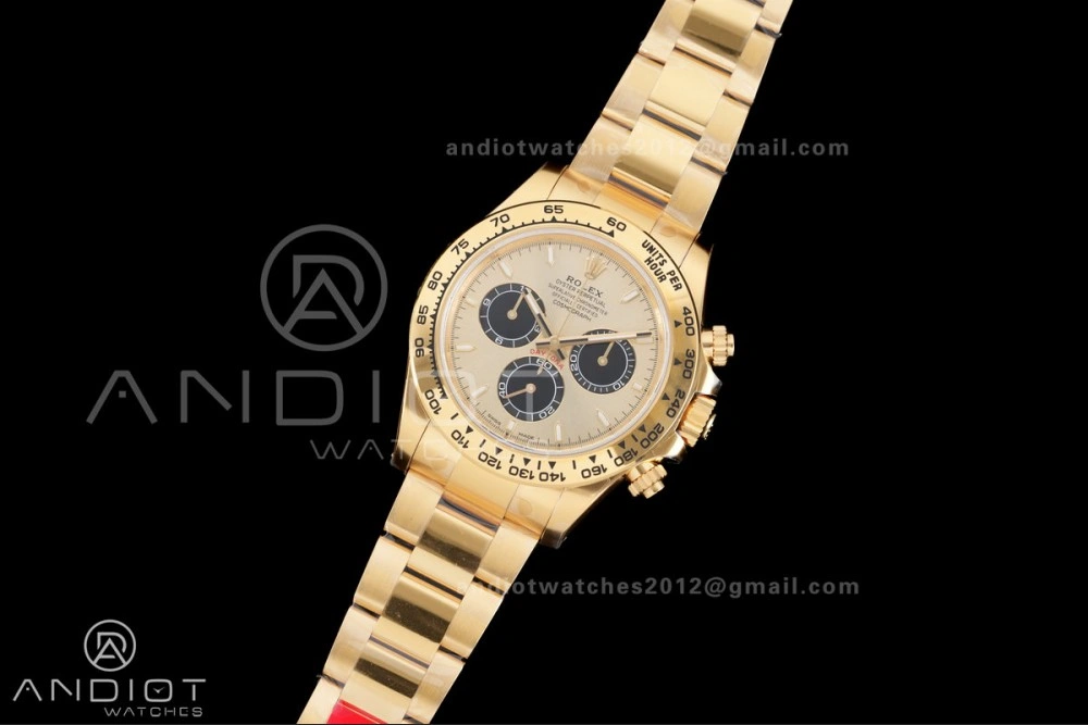 Modern Daytona 126508 Gain Weight VSF 1:1 Best Edition YG Dial Black Sub-dial On Oyster Bracelet DD 796