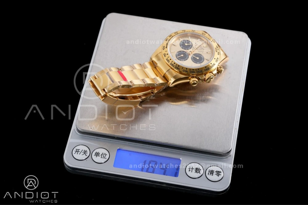 Modern Daytona 126508 Gain Weight VSF 1:1 Best Edition YG Dial Black Sub-dial On Oyster Bracelet DD 796