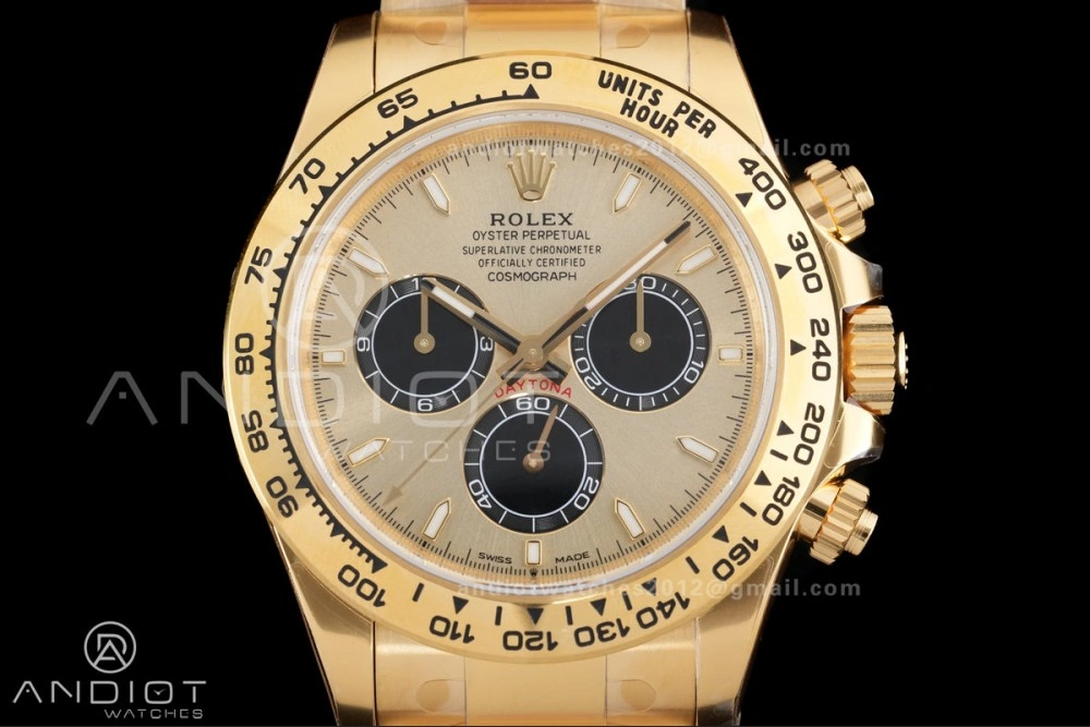 Modern Daytona 126508 Gain Weight VSF 1:1 Best Edition YG Dial Black Sub-dial On Oyster Bracelet DD 796