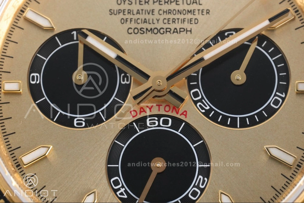 Modern Daytona 126508 Gain Weight VSF 1:1 Best Edition YG Dial Black Sub-dial On Oyster Bracelet DD 796