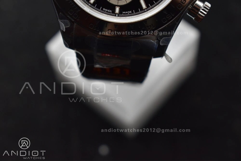 Daytona 126509 QF 1:1 Best Edition Black Silver Dial on SS Bracelet SH4131 V Durable 794