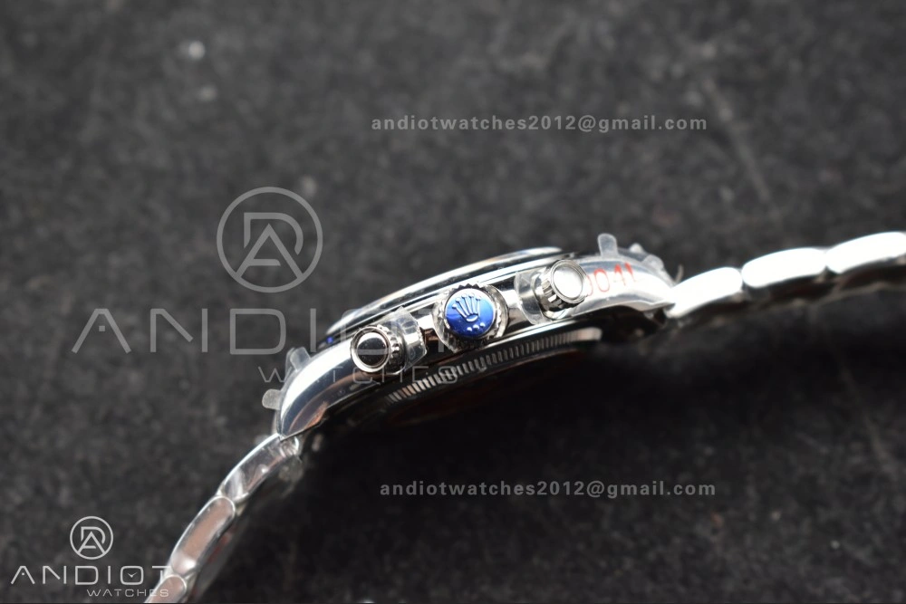 Daytona 126509 QF 1:1 Best Edition Black Silver Dial on SS Bracelet SH4131 V Durable 794