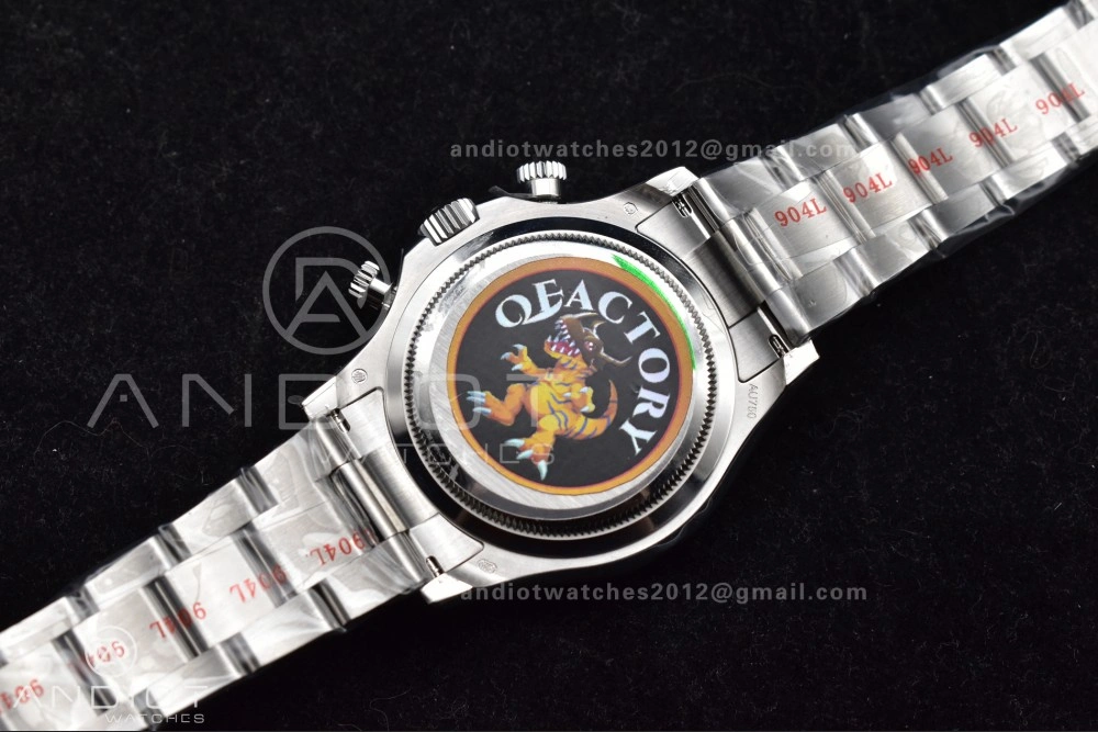 Daytona 126509 QF 1:1 Best Edition Black Silver Dial on SS Bracelet SH4131 V Durable 794