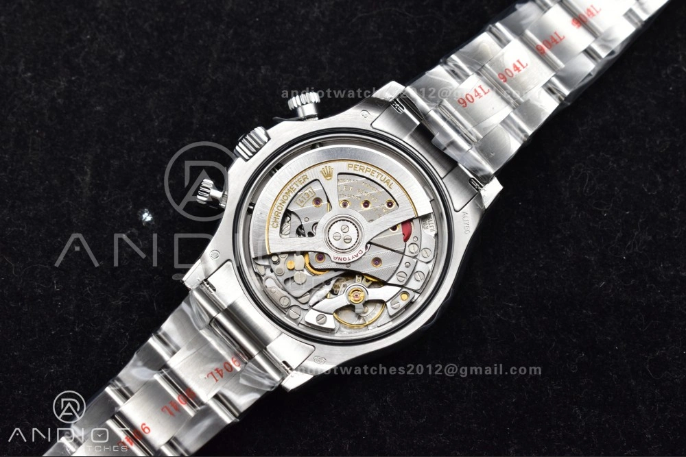 Daytona 126509 QF 1:1 Best Edition Black Silver Dial on SS Bracelet SH4131 V Durable 794
