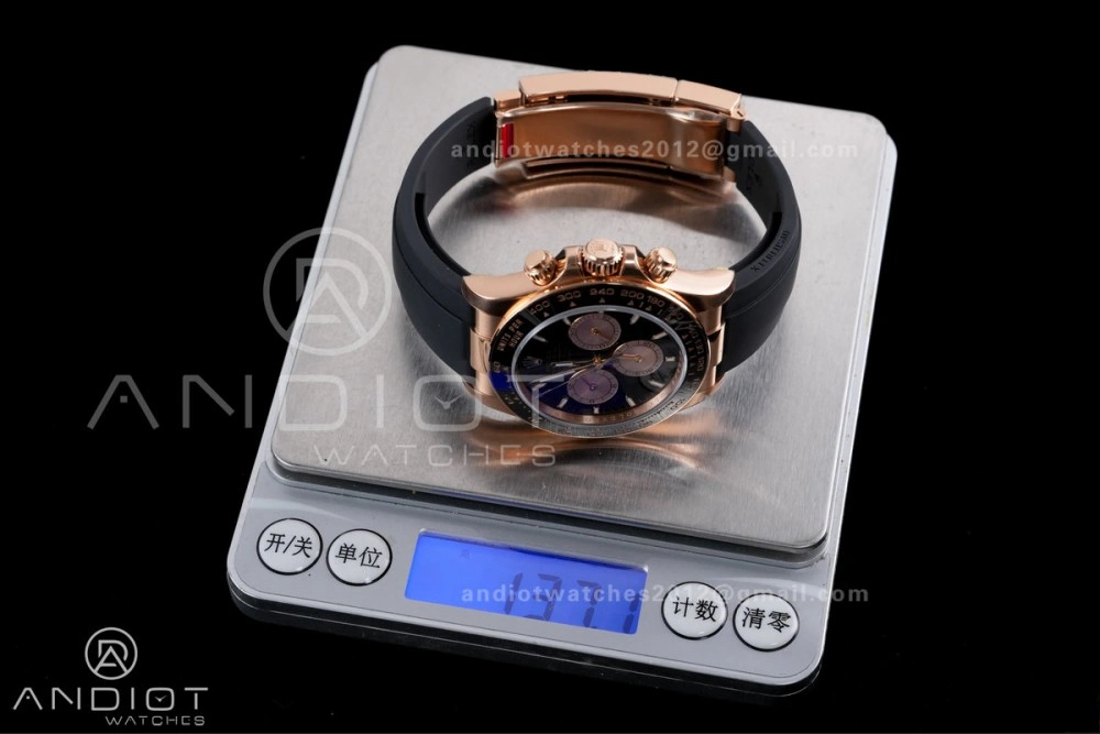 Daytona 126515 Gain Weight VSF 1:1 Best Edition Black Dial RG Sub-dial Stick Marker On Oyster-flex Strap DD SportInspired 798