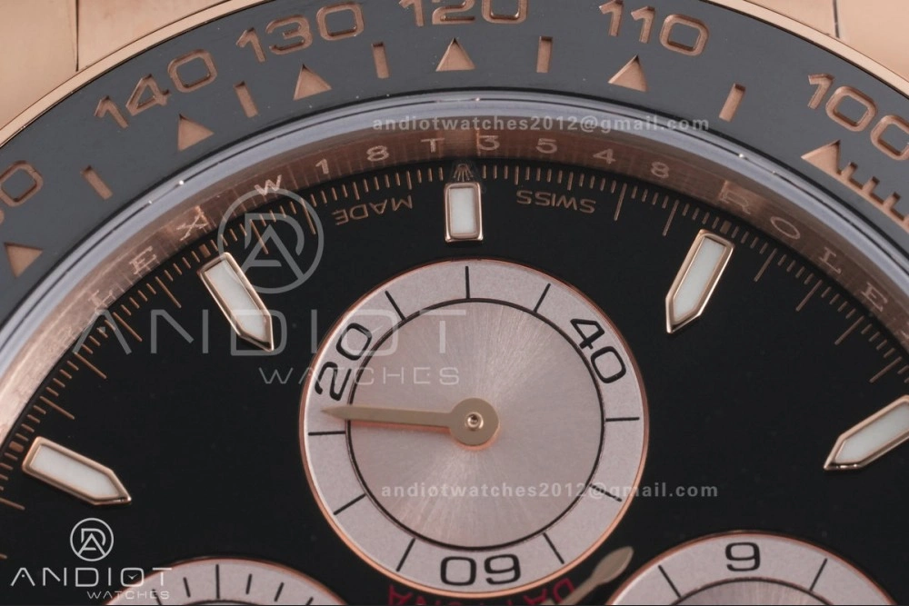 Daytona 126515 Gain Weight VSF 1:1 Best Edition Black Dial RG Sub-dial Stick Marker On Oyster-flex Strap DD SportInspired 798