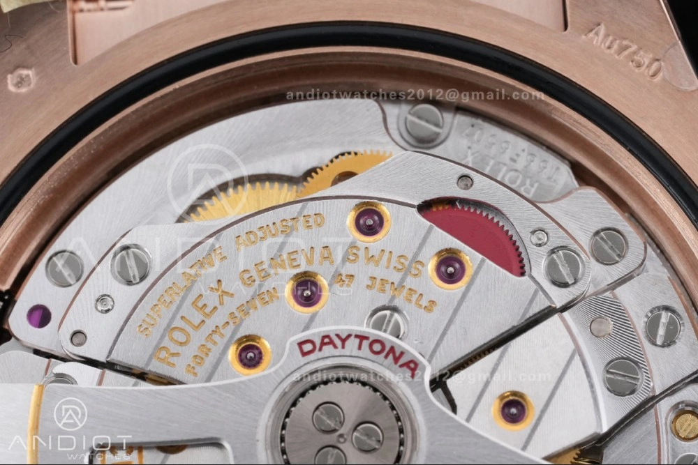 Contemporary Daytona 126515 Gain Weight VSF 1:1 Best Edition RG Dial Black Sub-dial Stick Marker On Oyster-flex Strap DD 800