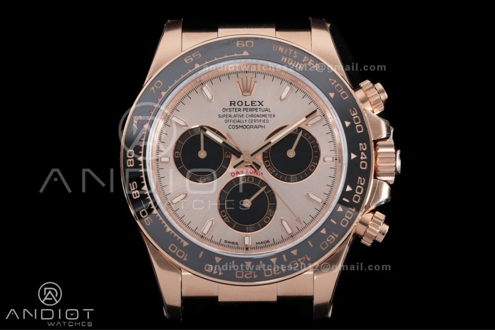 Contemporary Daytona 126515 Gain Weight VSF 1:1 Best Edition RG Dial Black Sub-dial Stick Marker On Oyster-flex Strap DD 800