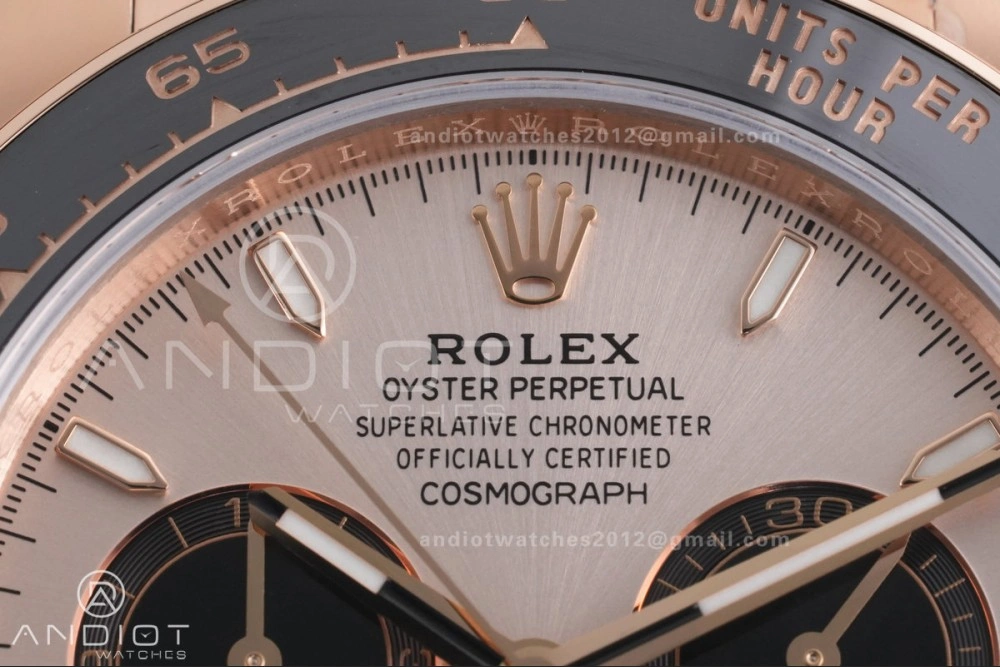 Contemporary Daytona 126515 Gain Weight VSF 1:1 Best Edition RG Dial Black Sub-dial Stick Marker On Oyster-flex Strap DD 800