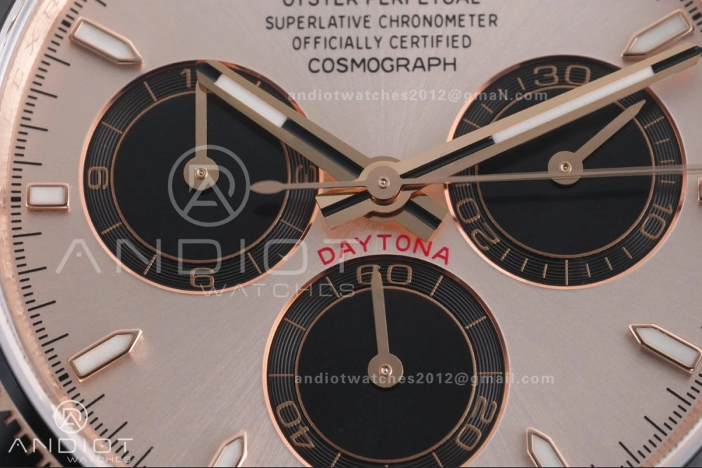 Contemporary Daytona 126515 Gain Weight VSF 1:1 Best Edition RG Dial Black Sub-dial Stick Marker On Oyster-flex Strap DD 800