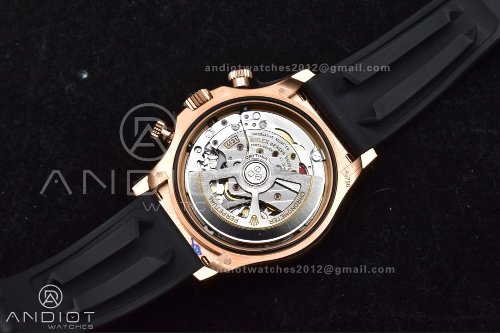 TimelessDesign Daytona 126515 QF 1:1 Best Edition Black RG Dial on Oysterflex Strap SH4131 V6 (Weighted) 799